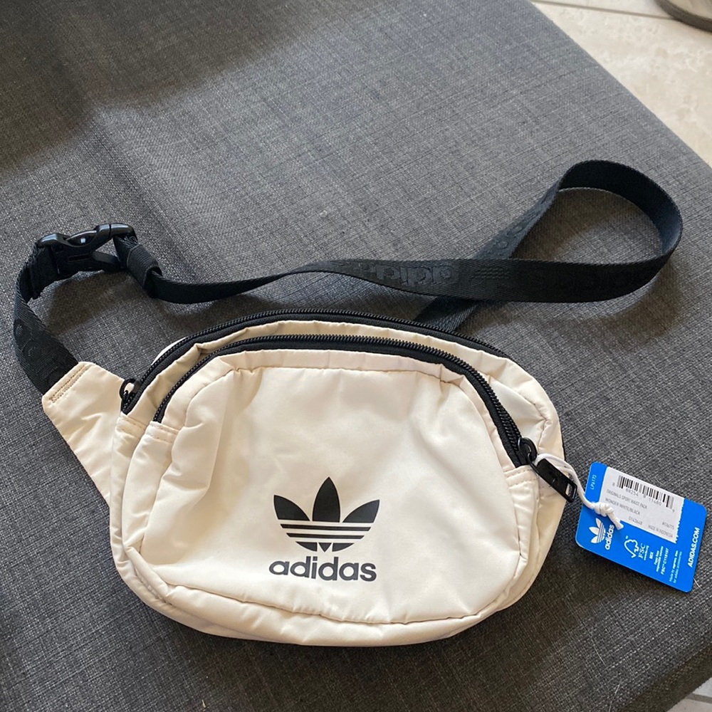 Adidas original white utility crossbody waist Fanny pack sport waist pack - Picture 1 of 7